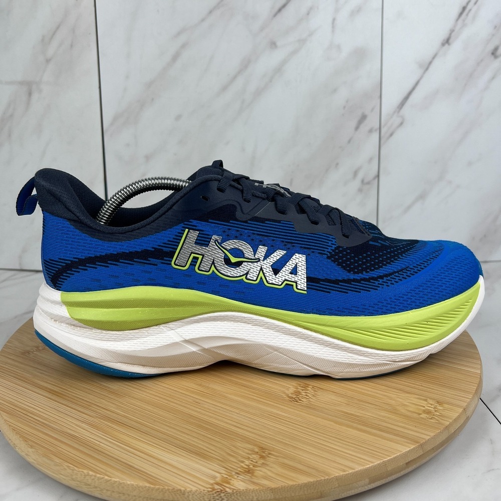 Hoka One Skyflow Mens Size 11 D Varsity Navy Electric Blue Running Shoe 1155111